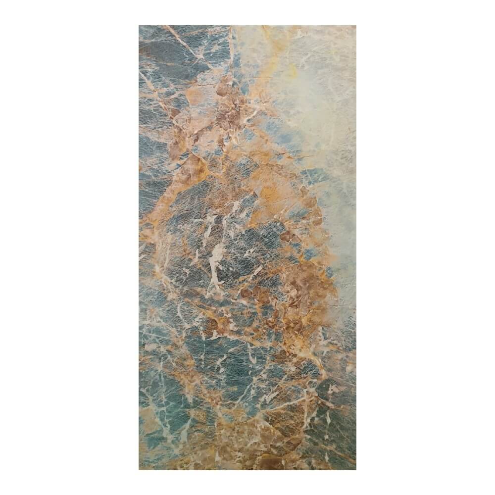Nebula Sapphire Rectified Large Format Exotic Surface Stone Effect Porcelain 800x1600mm Floor & Wall Tiles