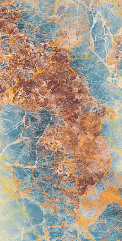 Nebula Sapphire Rectified Wielkoformatowy egzotyczny efekt kamienia powierzchniowego Porcelana 800x1600mm Płytki podłogowe i ścienne 