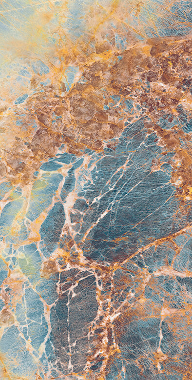 Nebula Sapphire Rectified Wielkoformatowy egzotyczny efekt kamienia powierzchniowego Porcelana 800x1600mm Płytki podłogowe i ścienne 