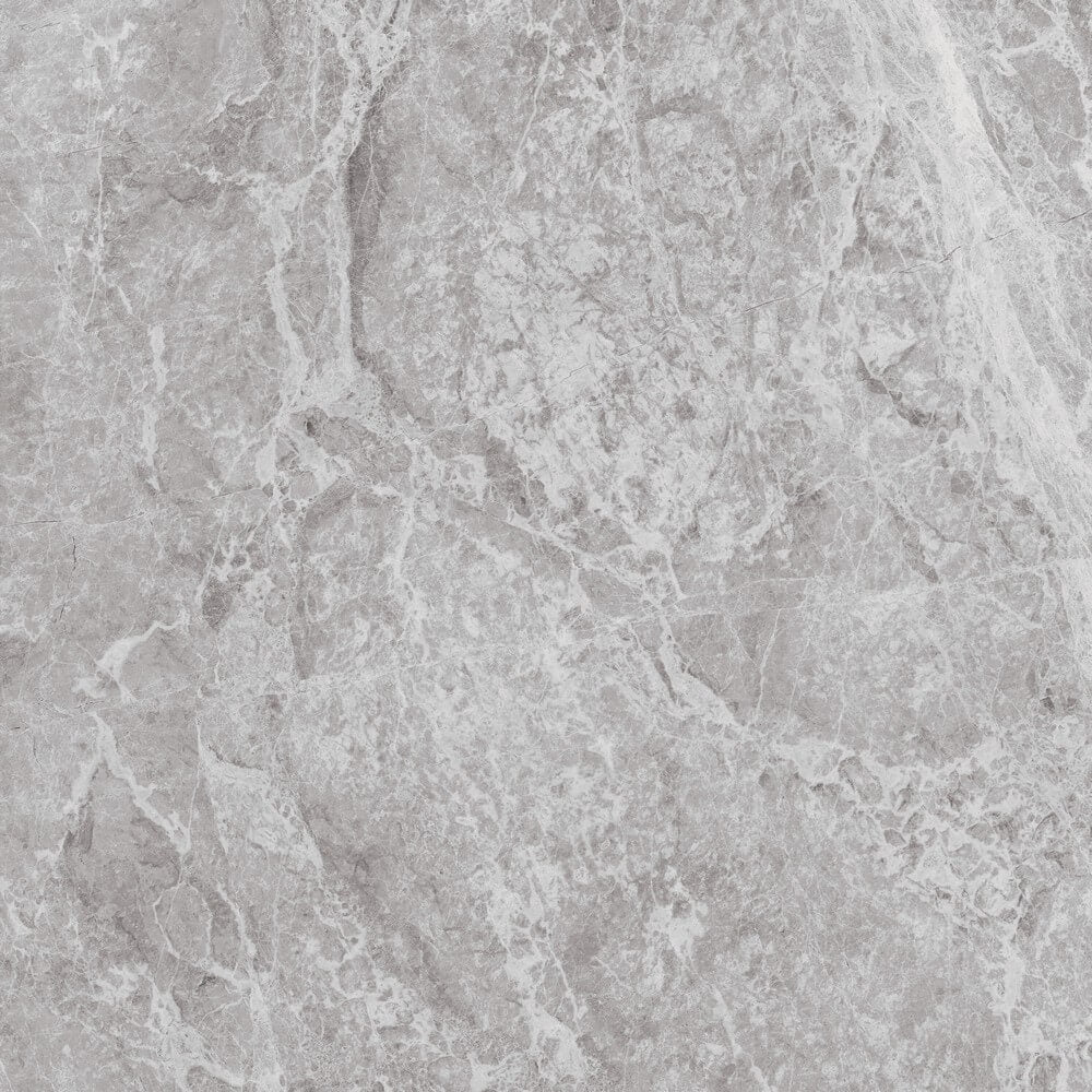 Opal Grey Rectified Glossy Stone Effect Porcelain 800x800mm Wall and Floor Tiles
