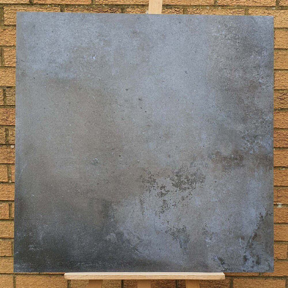 Porțelan cu efect de piatră mat rectificat Oxford Azul 800x800mm gresie și faianță 