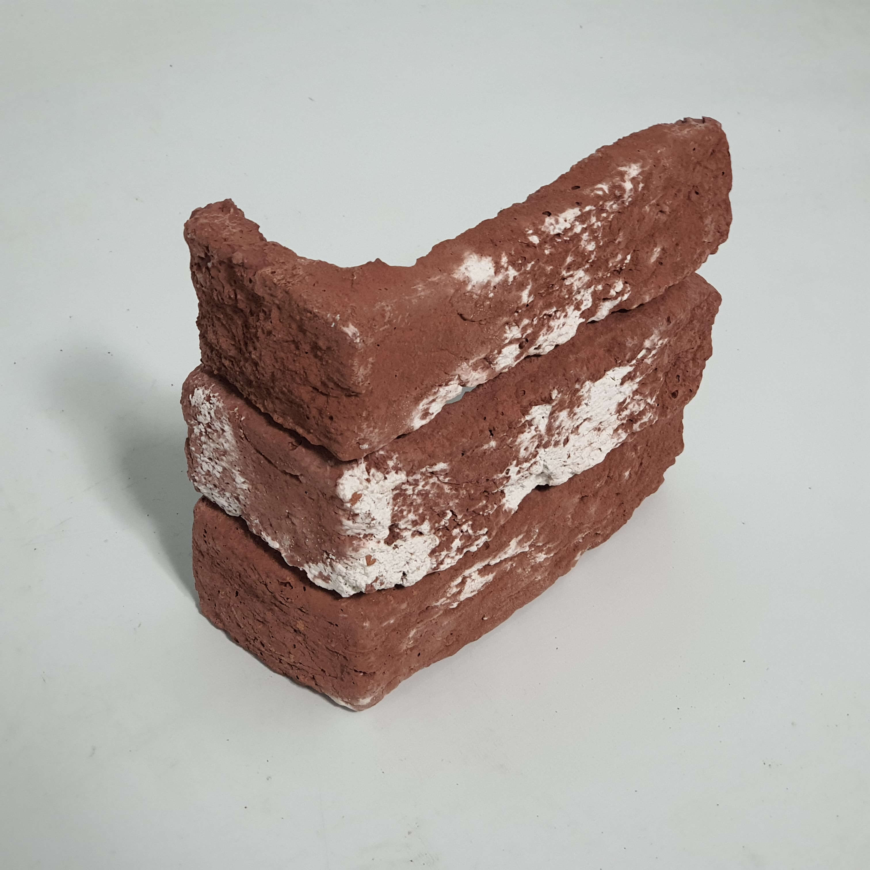 Oxide Reclaimed Effect White Brown and Black Multi Brick Slips