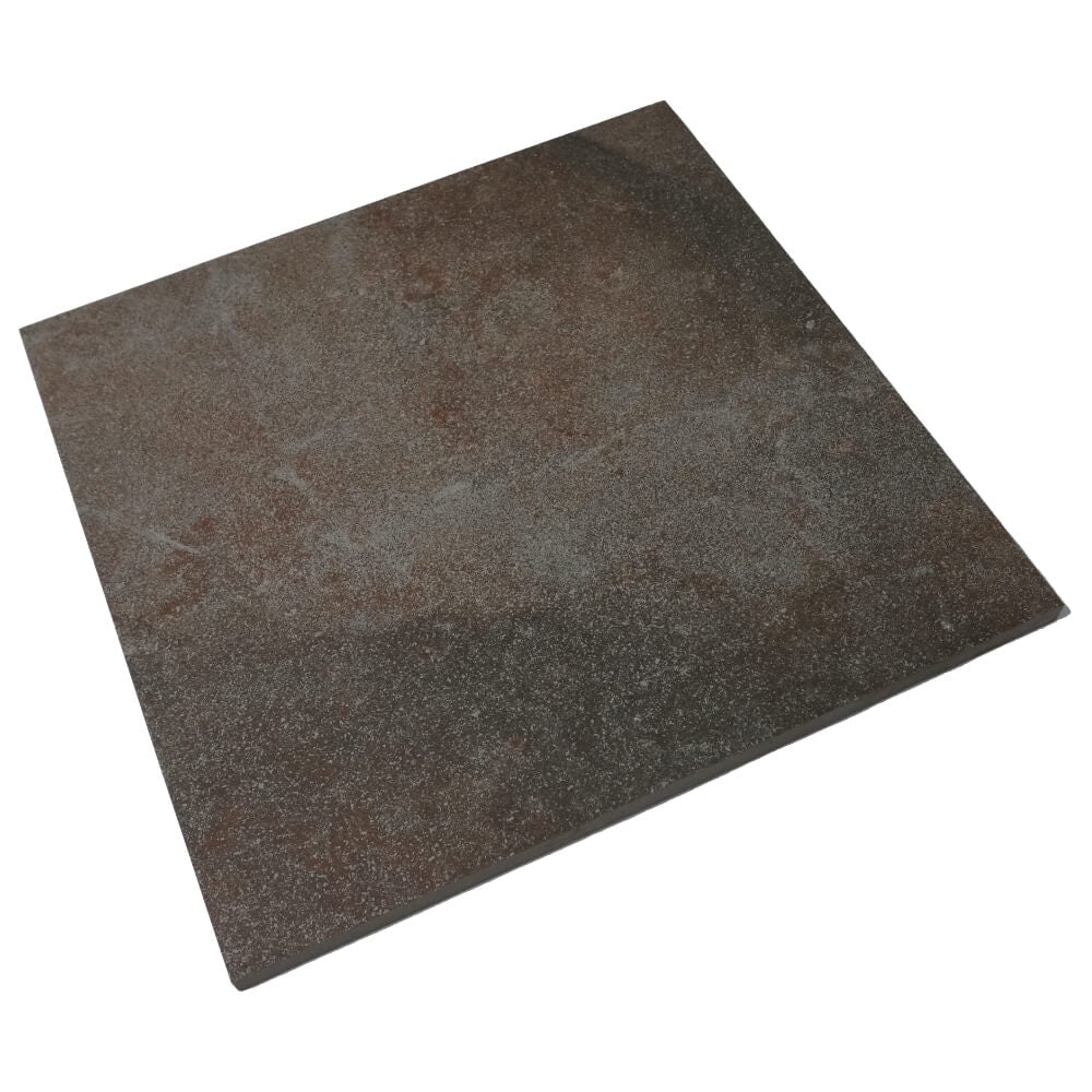 Gresie de podea pentru interior și exterior din porțelan mat rectificat maro Pacific 20 mm 600 x 600 mm