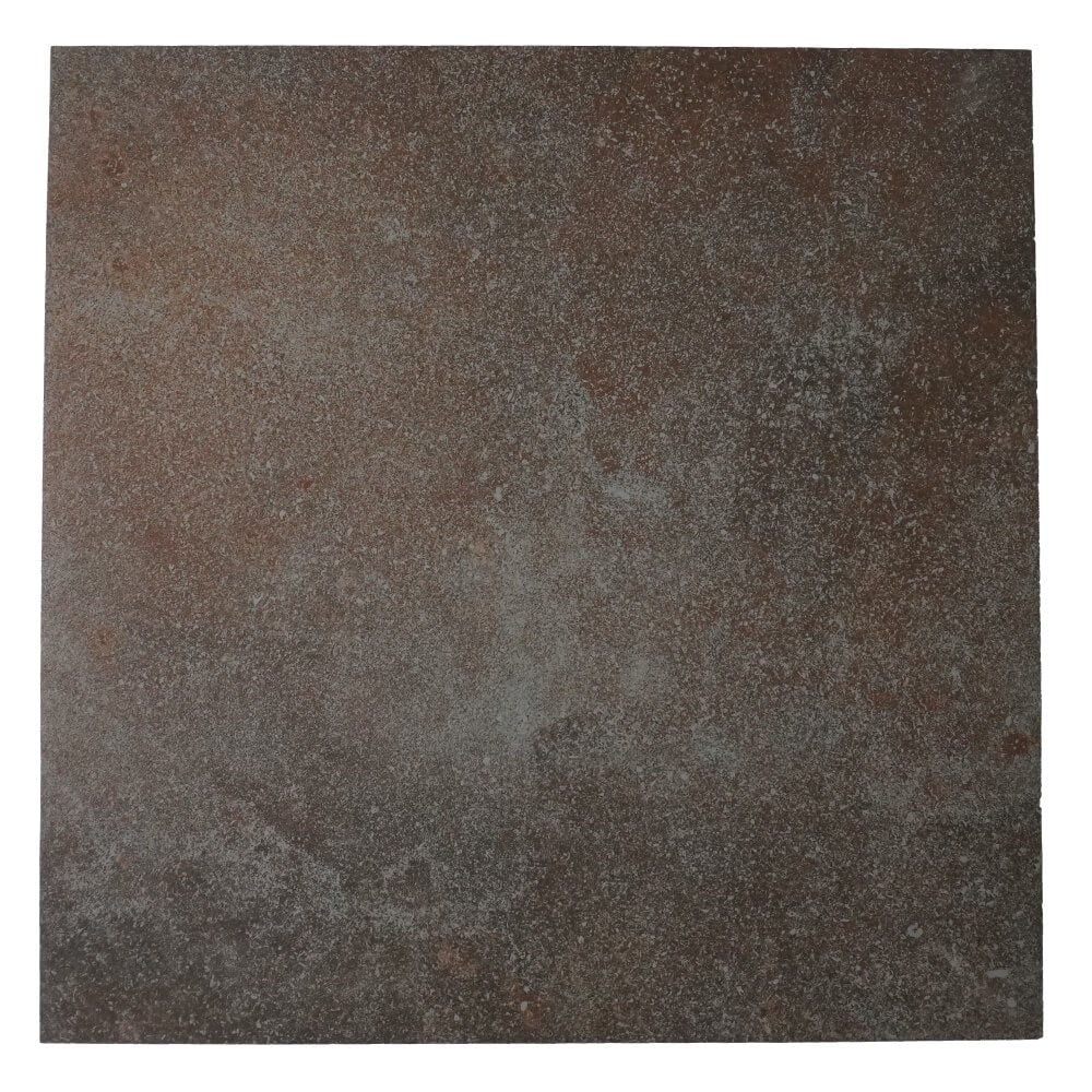 Gresie de podea pentru interior și exterior din porțelan mat rectificat maro Pacific 20 mm 600 x 600 mm