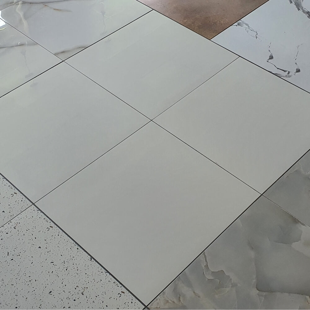 Polish Super White Rectified Polished Porcelain 600x600mm Wall and Floor Tiles