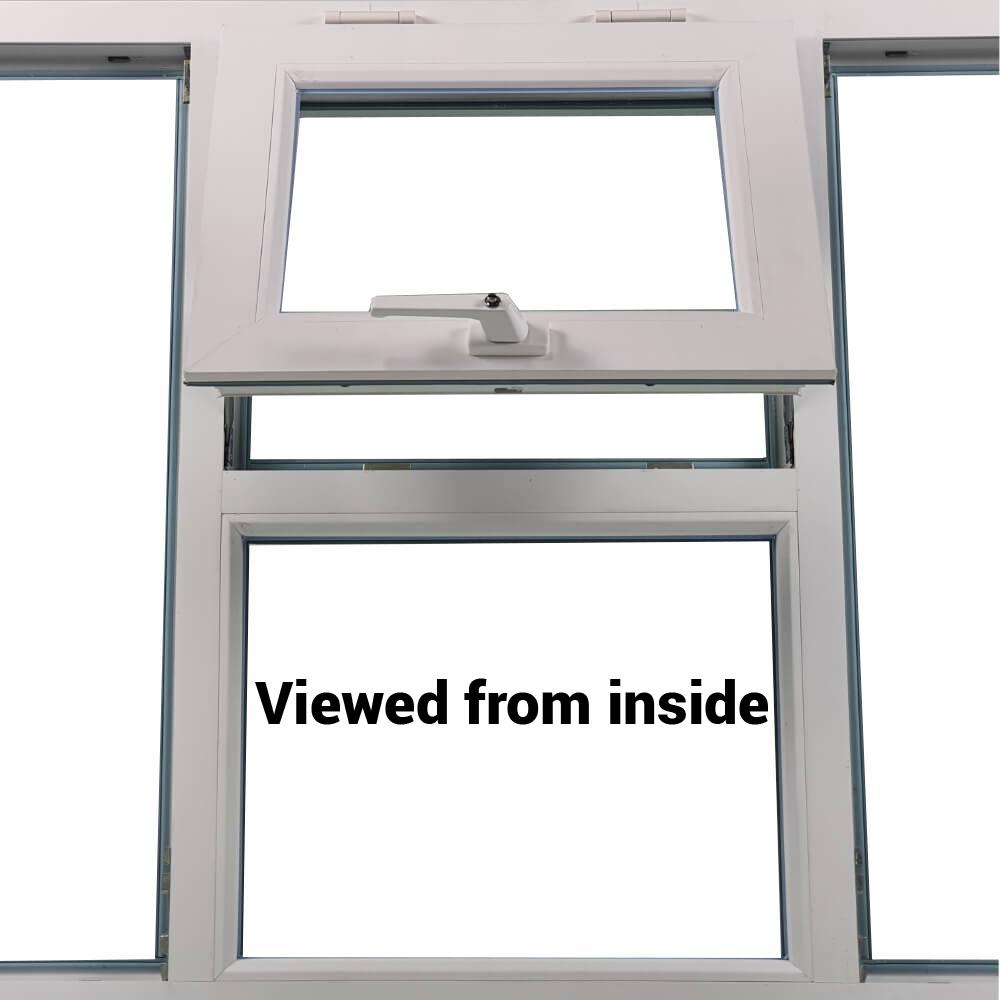 uPVC Side & Top Hung Tilt and Turn Double Glazed Window Frame and Glass 85mm UK 2 Gasket Seal - Multi Size