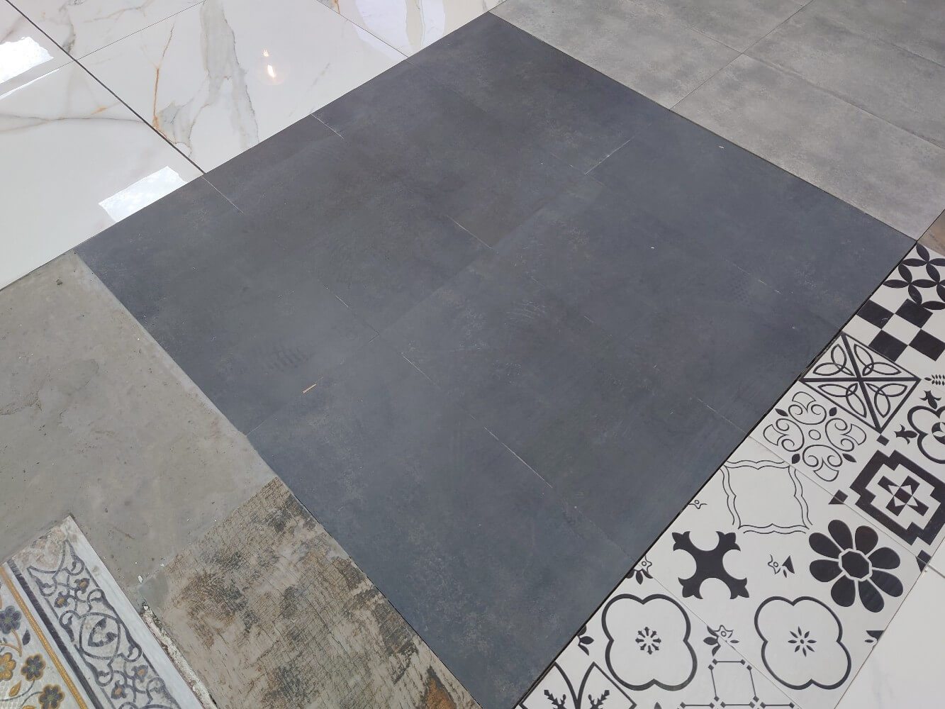 Rome Dark Grey 300x600mm Rectified Matt Porcelain Wall and Floor Tile