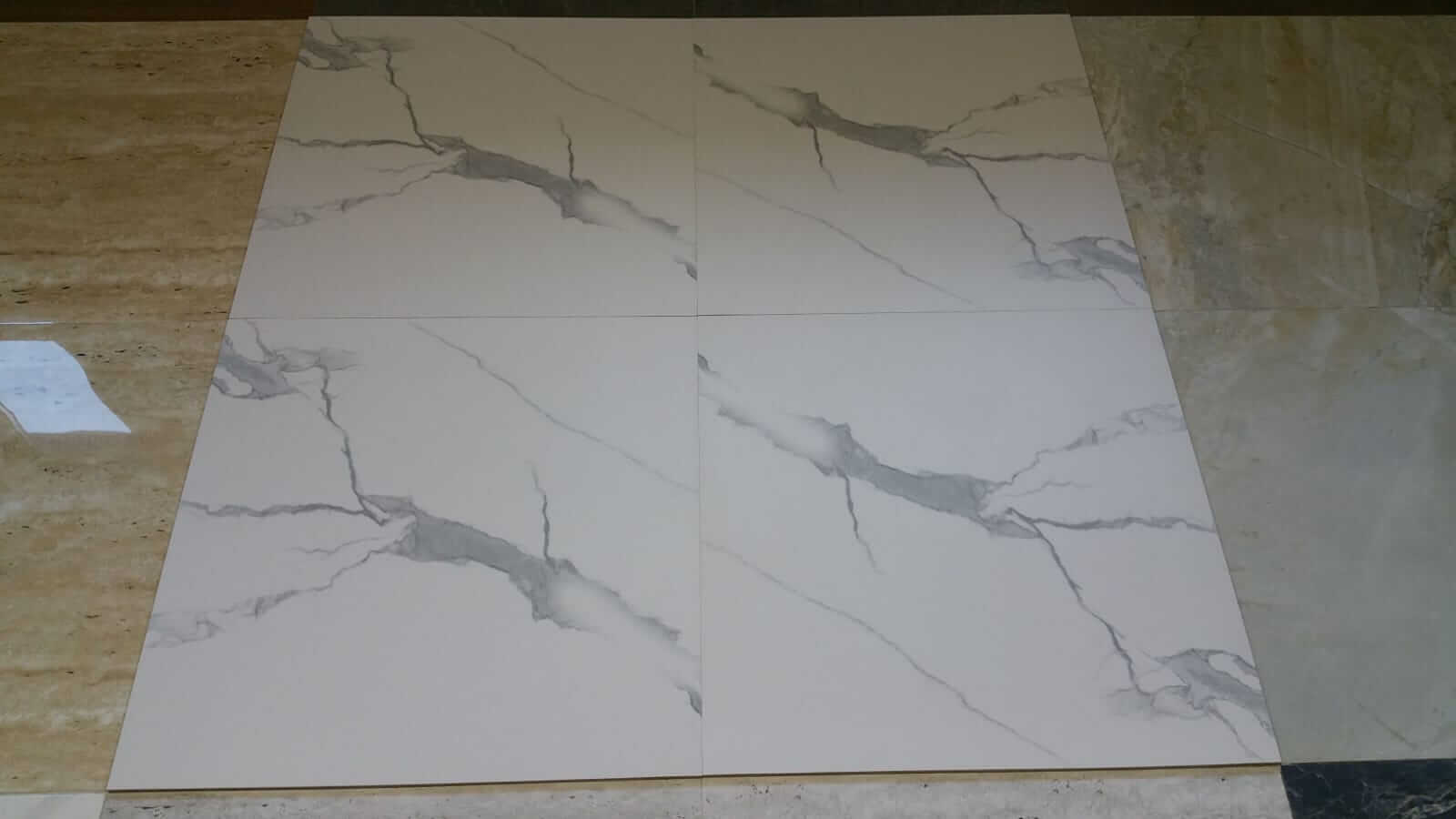 Gresie pentru pereti si podea din portelan mat rectificat Rossa Bianco 600x600mm