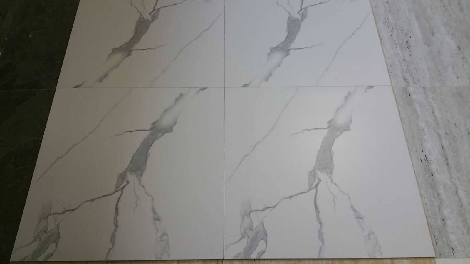 Rossa Bianco Rectified Matt Porcelain 600x600mm Wall and Floor Tile