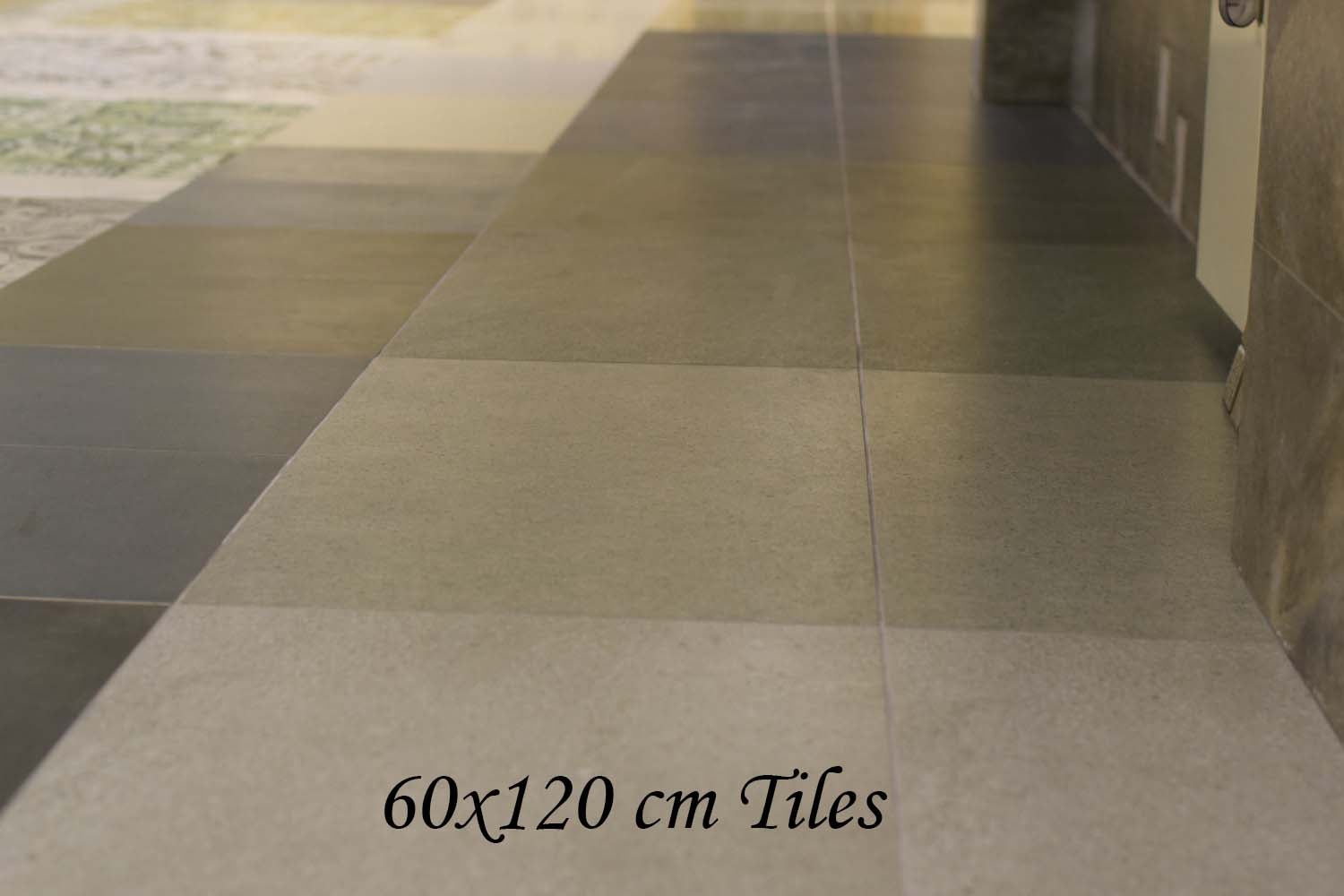 Satto Black Rectified Large Format Matt Stone Effect Porcelain Floor & Wall Tiles 600x1200mm (12595)