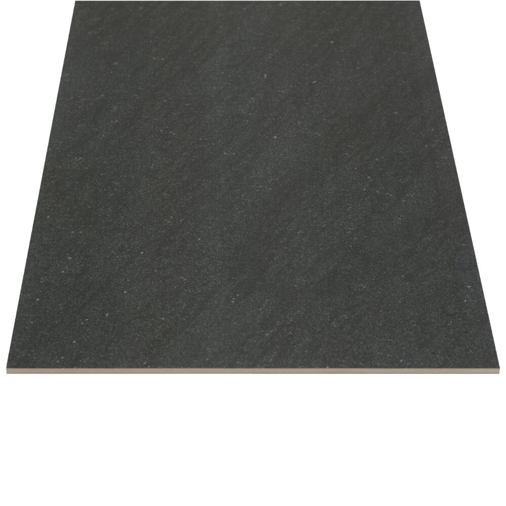 Placi de porțelan și pereți din porțelan cu efect de piatră mată rectificată negru Satto 600x1200mm (12595) 