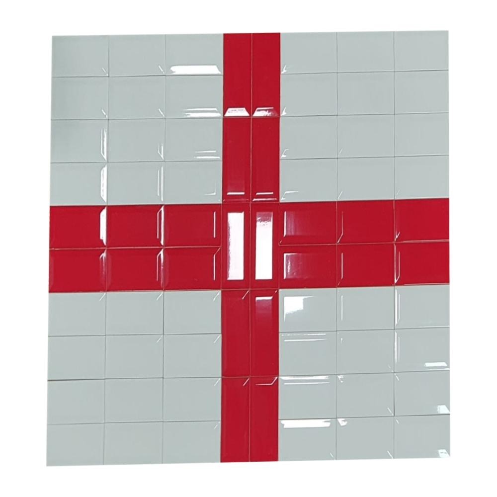 Zestaw płytek ceramicznych z flagą Anglii 1000x1400mm (zestaw 2 flag) 