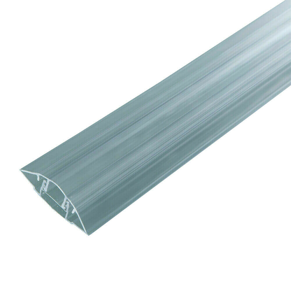 Polycarbonate Snap-Down Glazing Bar Clear for Use With 4mm / 6mm / 8mm / 10mm Polycarbonate Roofing Sheet