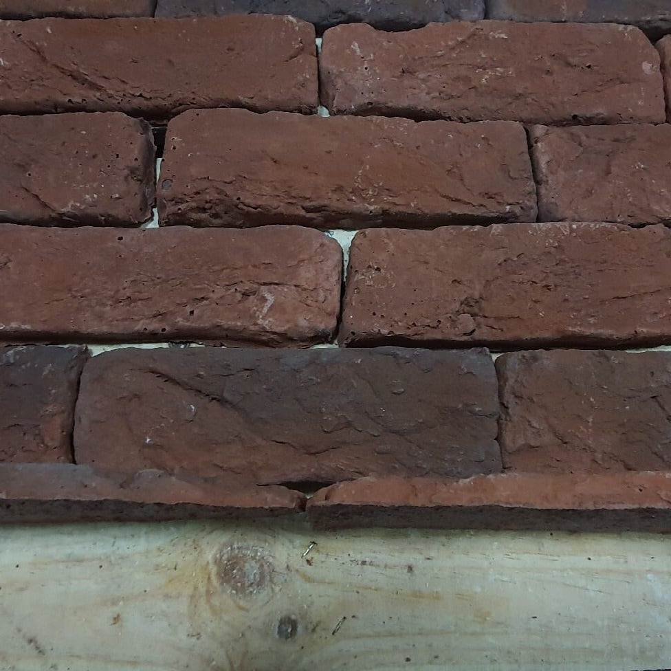 Taba Reclaimed Effect Red and Black Multi Vintage Brick Slips
