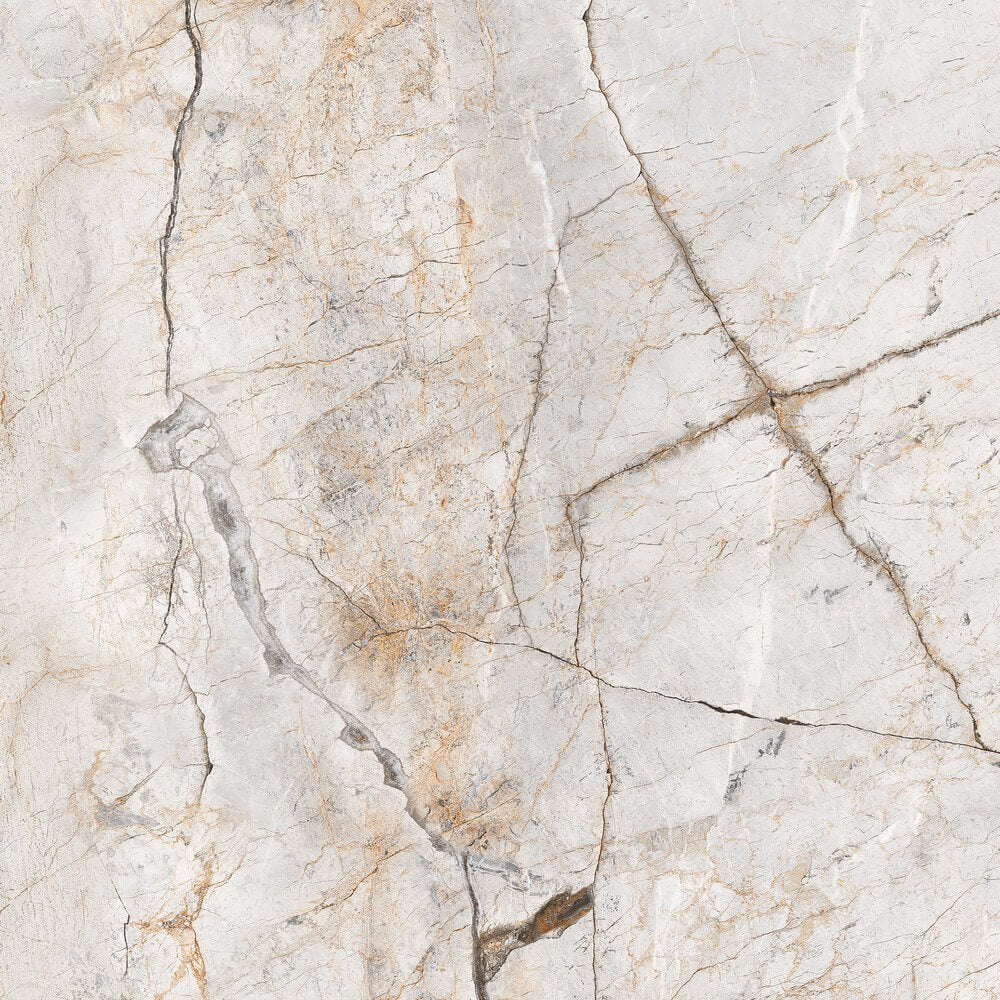 Tri Lite Natural Rectified Glossy Stone Effect Porcelain 800x800mm Wall and Floor Tiles