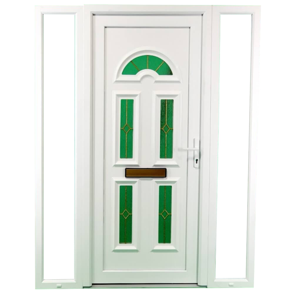 Panele boczne drzwi bocznych PCV z drzwiami bocznymi z drzwiami francuskimi - 1 sztuka 