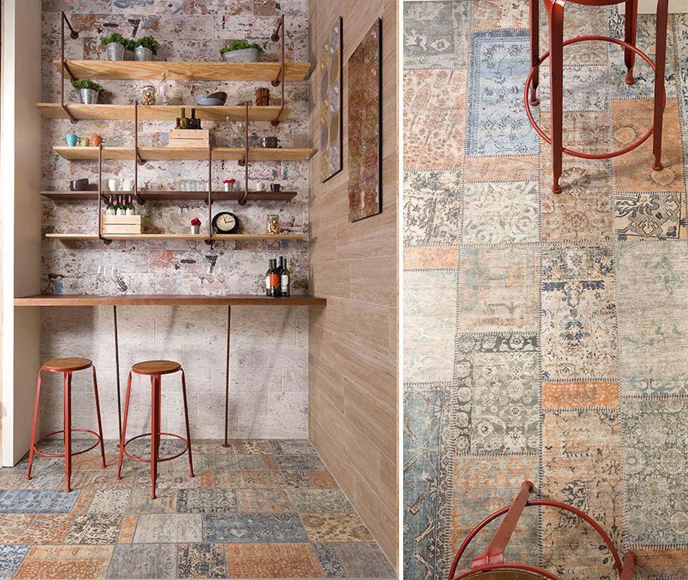 Veneto Multicolour Matt Rug 500x1000mm Wall and Floor Tile