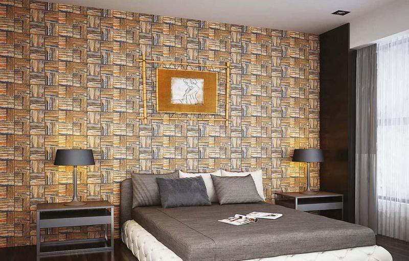 Wenge Gold Split Face Rectified Matt Porcelain 300x600mm Wall Tile