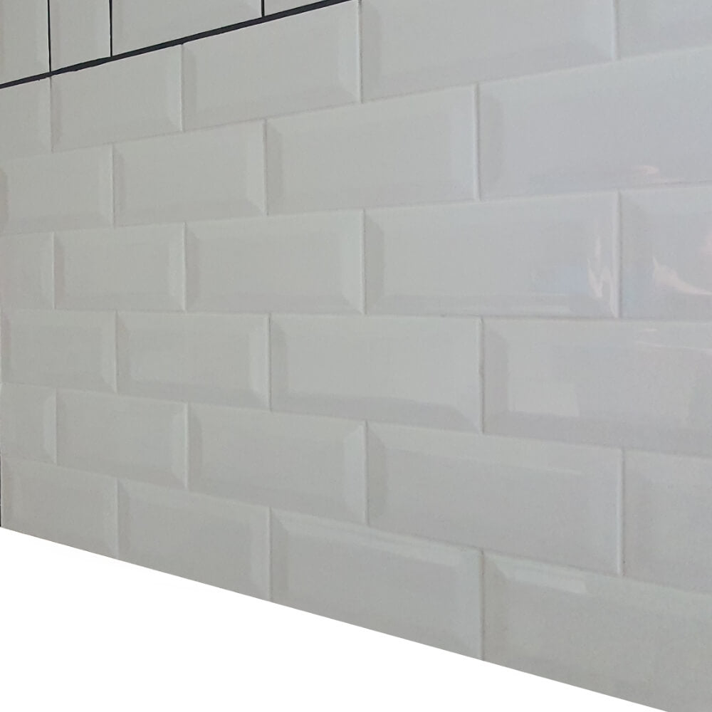 Placi de cărămidă albă Metro 100x200mm Placi decorative de perete lustruite cu diamant