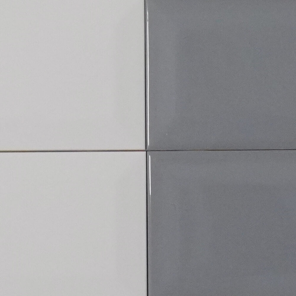 White Metro Brick Tiles 100x200mm Diamond Decorative Polished Wall Tile