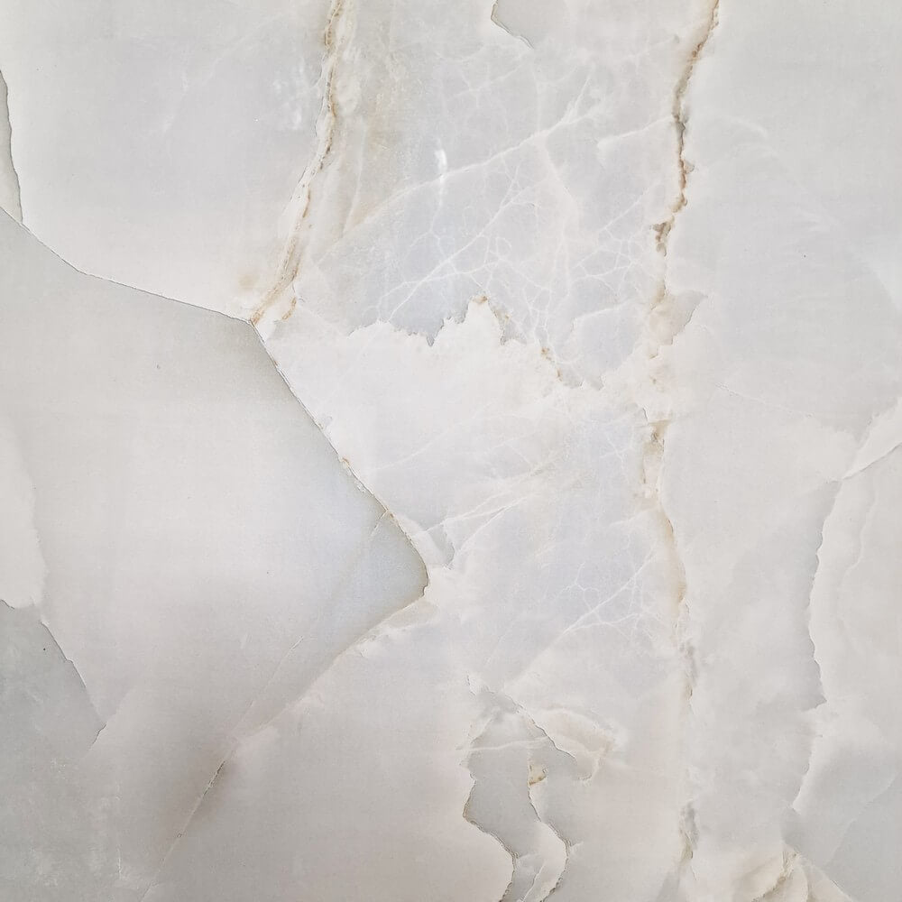 Biała rektyfikowana polerowana porcelana Onyx 600x600mm płytki ścienne i podłogowe