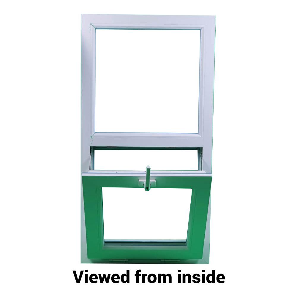 UPVC Top Hung Podwójnie przeszklona rama okienna i szkło 85 mm UK 3 uszczelka - wiele rozmiarów 
