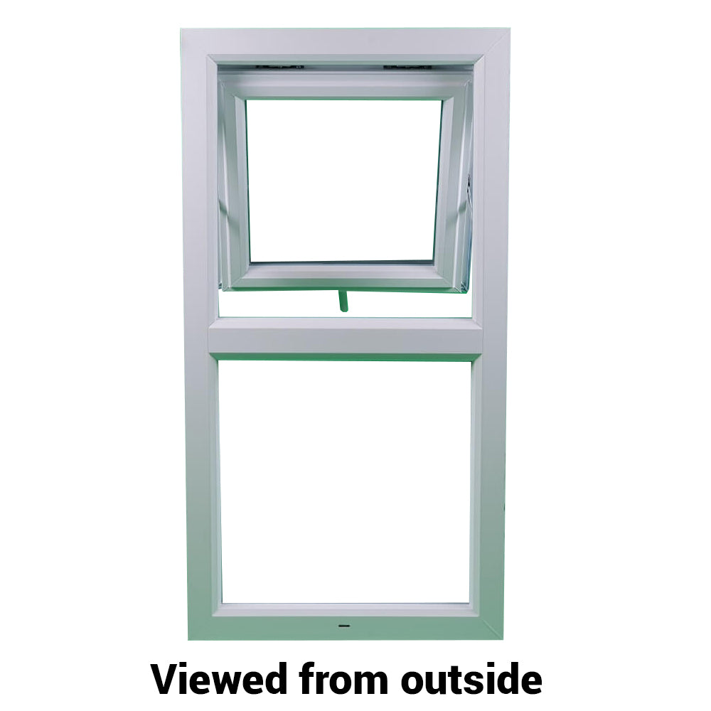 UPVC Top Hung Podwójnie przeszklona rama okienna i szkło 70 mm UK 2 Uszczelka - wiele rozmiarów