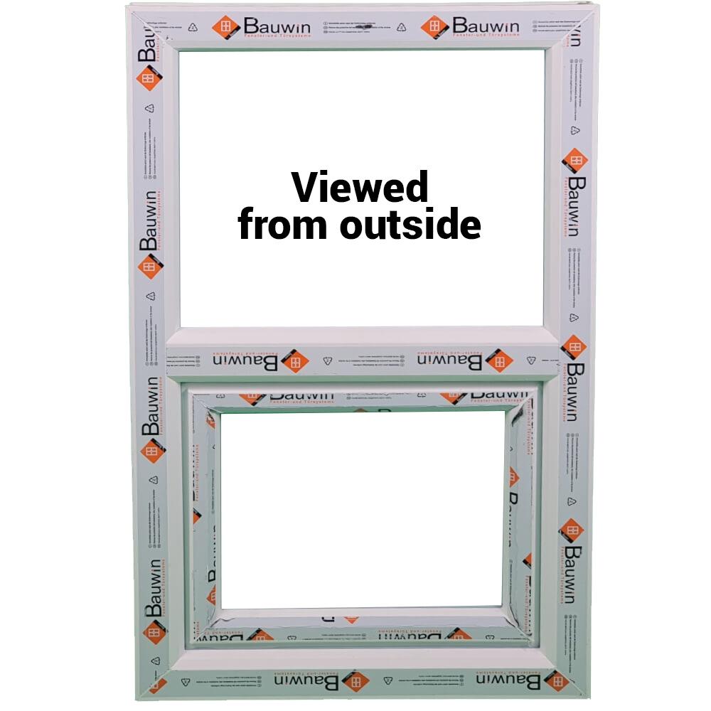Cadru de fereastră cu geam dublu cu geam dublu din uPVC 85 mm UK 3 Garnitură - Dimensiuni multiple