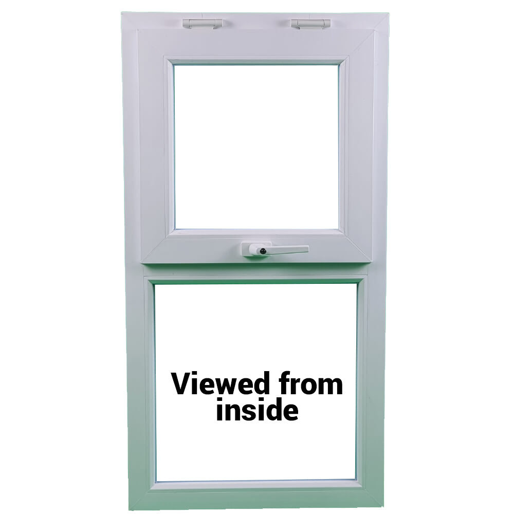 Cadru de fereastră cu geam dublu cu geam dublu din uPVC, 70 mm UK 2 garnituri de etanșare - interior alb exterior antracit 