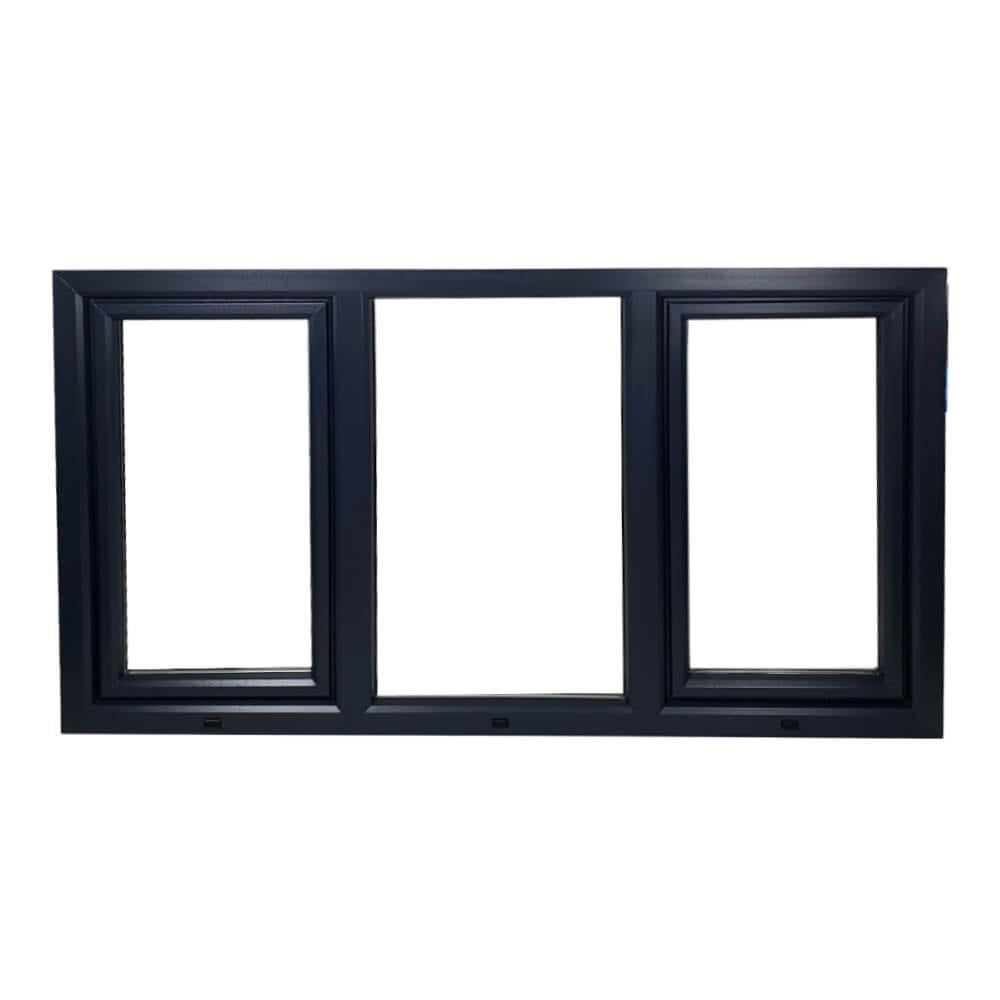uPVC Left or Right & Top Hung Tilt and Turn Double Glazed Window Frame and Glass 70mm UK 2 Gasket Seal - Inside White Outside Anthracite