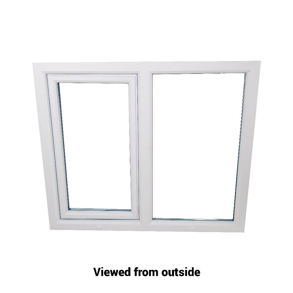 uPVC Side Hung Tilt and Turn Double Glazed Window Frame and Glass 85mm UK 3 Gasket Seal - Multi Size