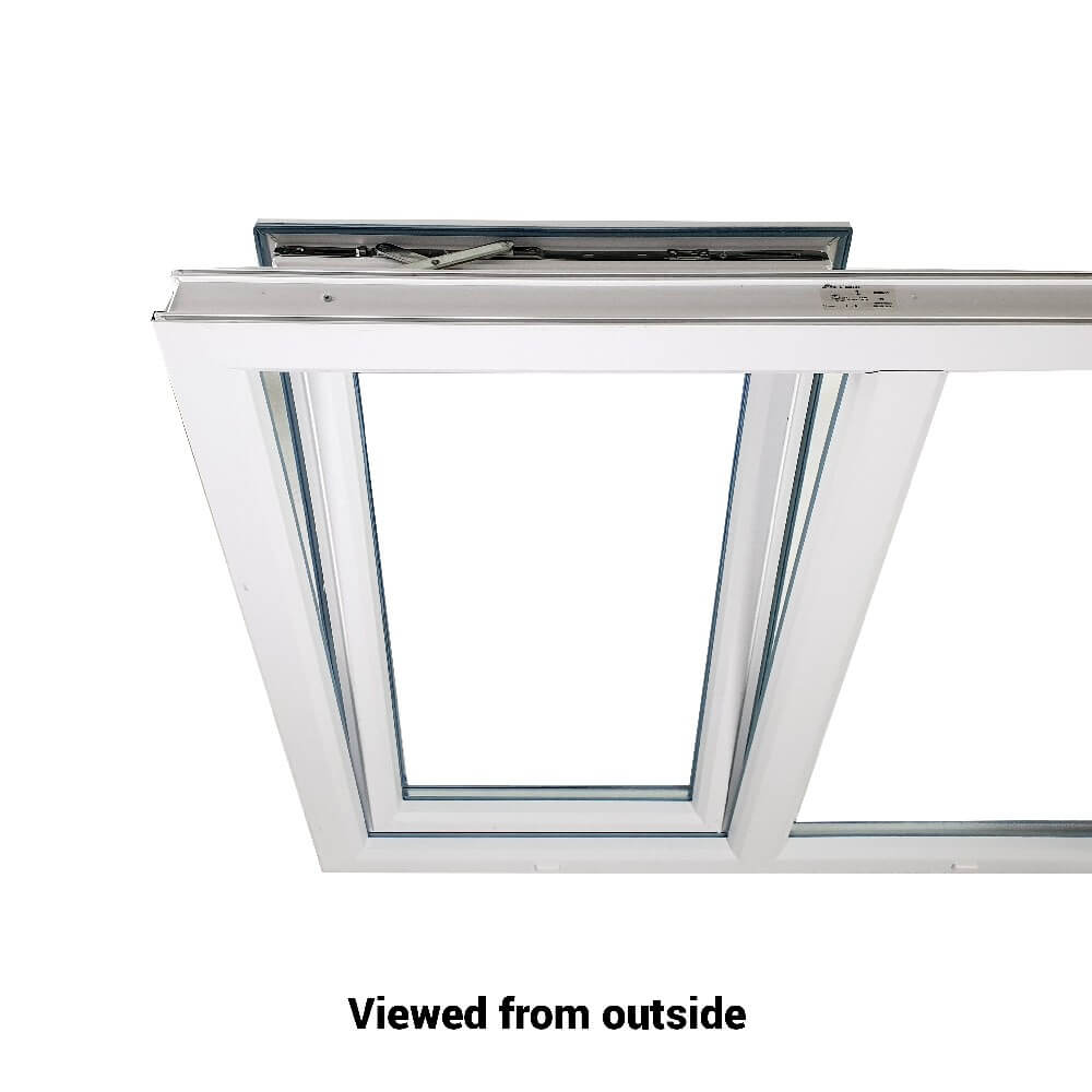 uPVC Side Hung Tilt and Turn Double Glazed Window Frame and Glass 85mm UK 2 Gasket Seal - Multi Size