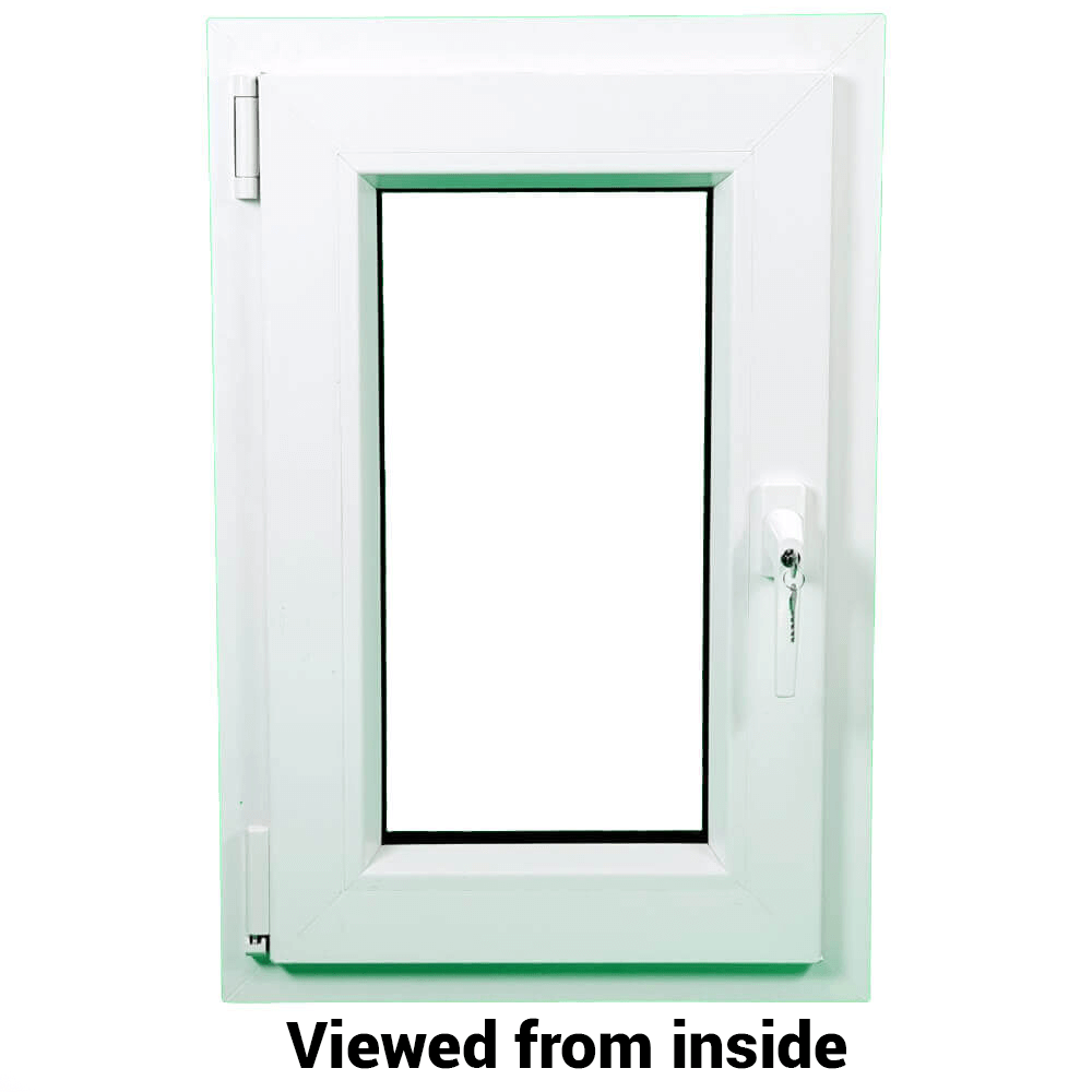uPVC Tilt and Turn Double Glazed Window Frame and Glass 70mm UK 2 Gasket Seal - Multi Size