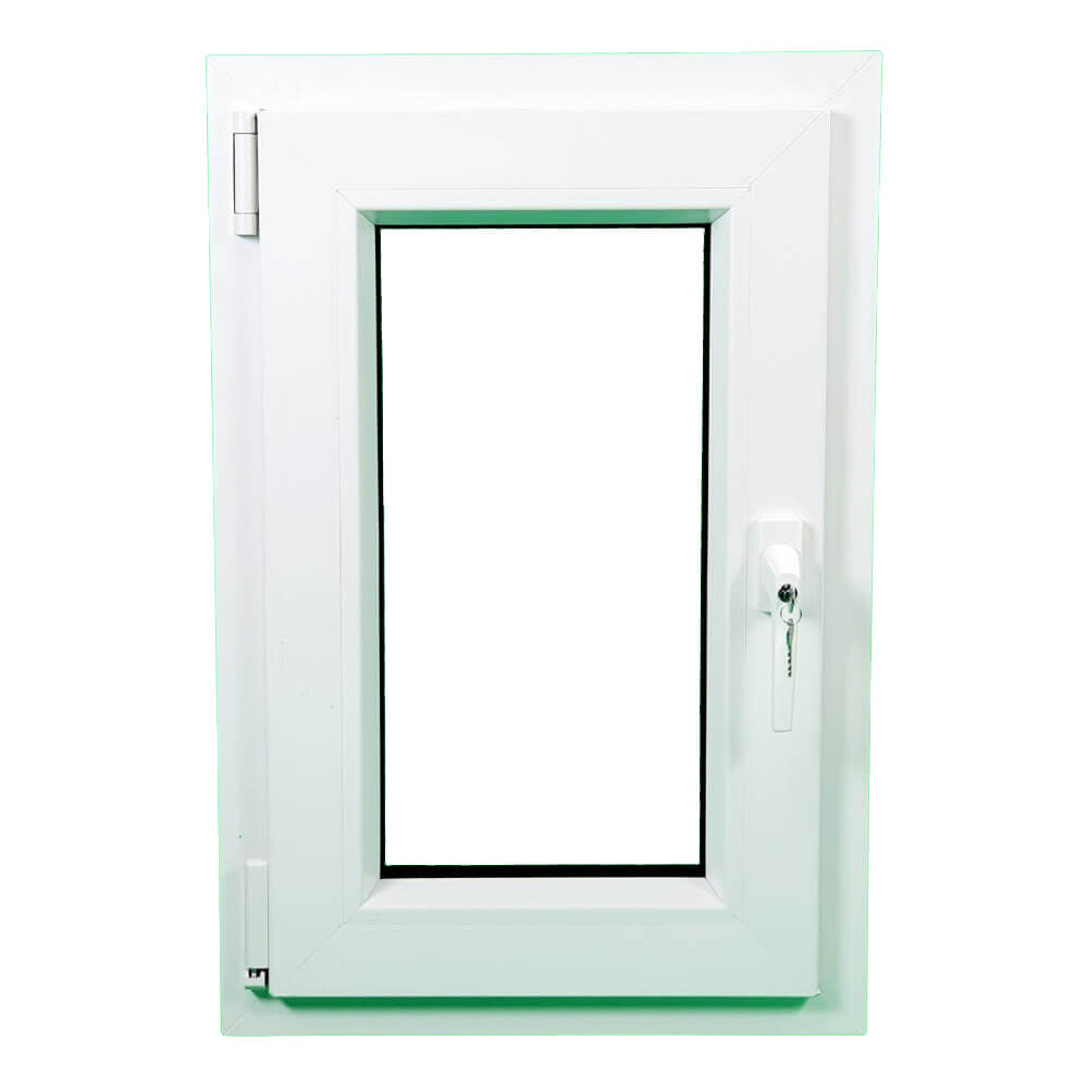 uPVC Tilt and Turn Double Glazed Window Frame and Glass 85mm UK 3 Gasket Seal  - Multi Size