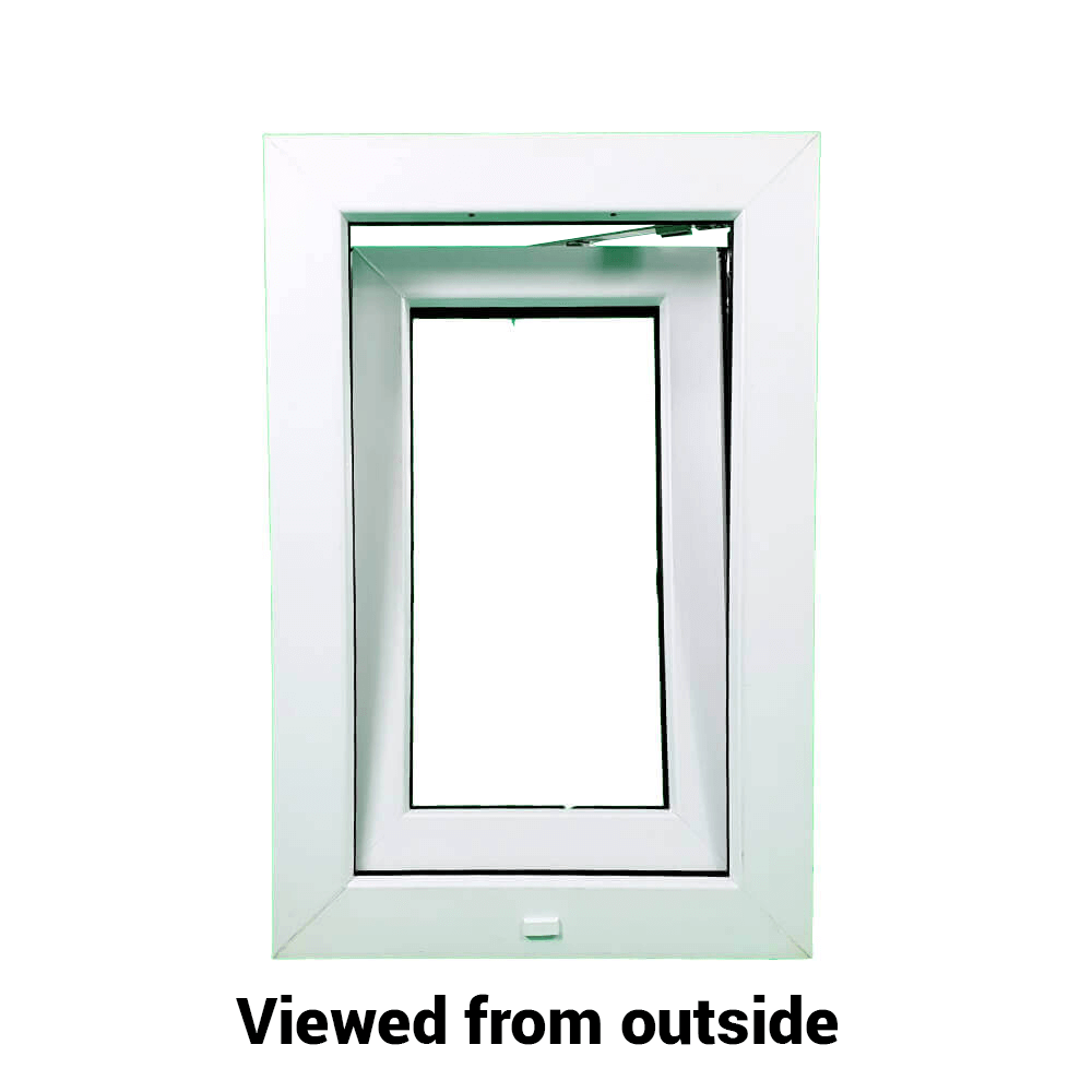 Cadru de fereastră cu geam dublu cu înclinare și întoarcere din uPVC și sticlă 85 mm UK 2 Garnitură - Dimensiuni multiple 