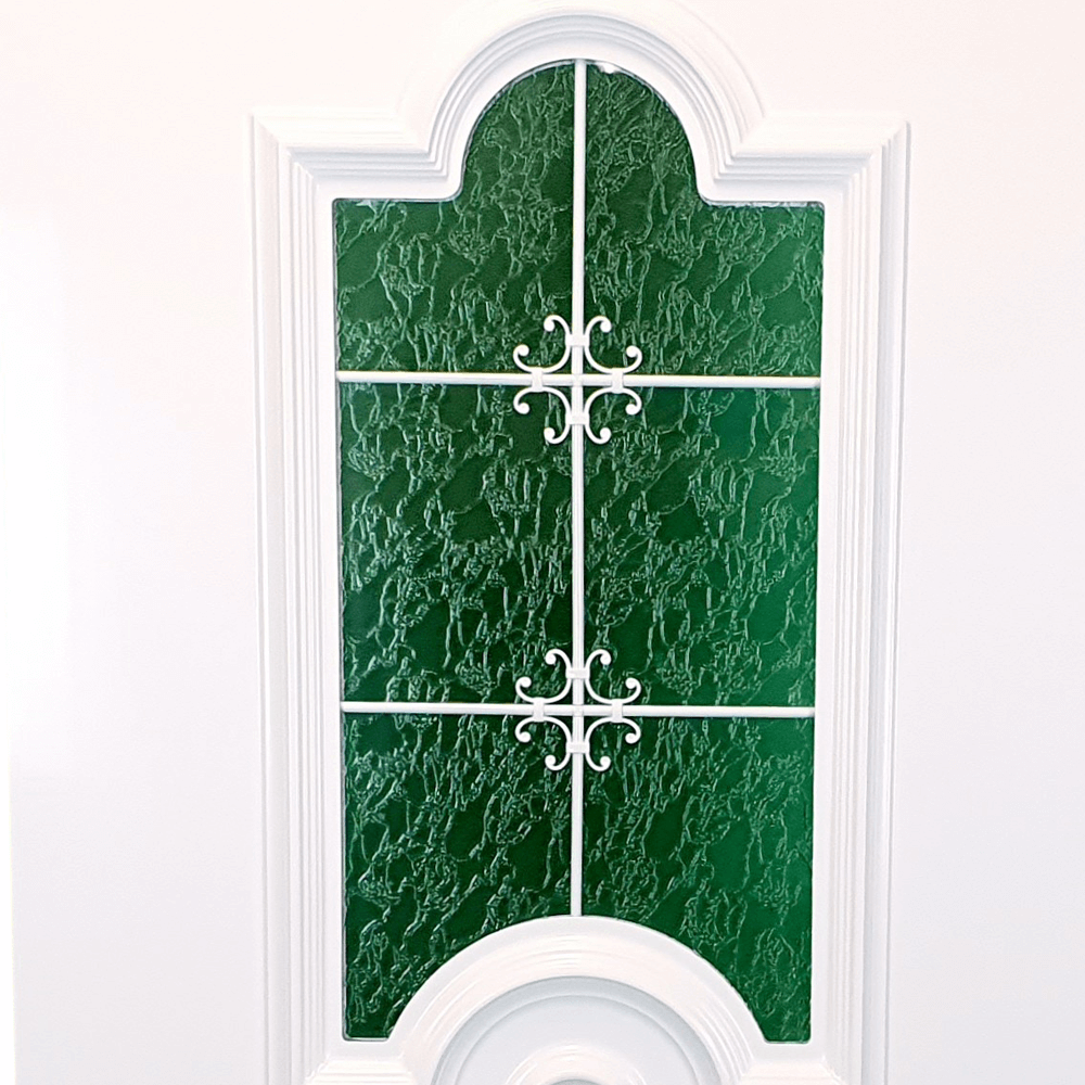 uPVC White Full Door Panel 24mm 870mm x 1970mm - Bergenia (BAU 5-2)
