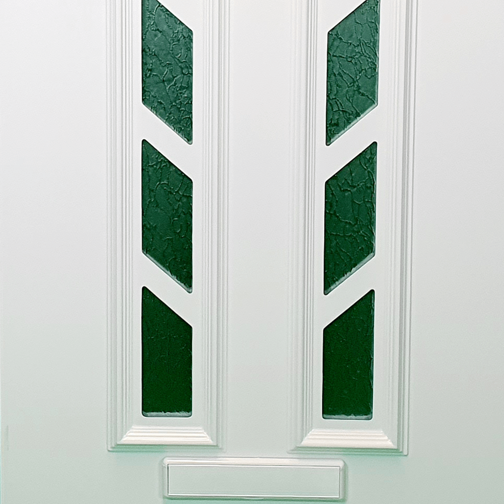 Panel drzwiowy biały PCV 24mm 870mm x 1970mm - Gerbera (BAU 13-2) 